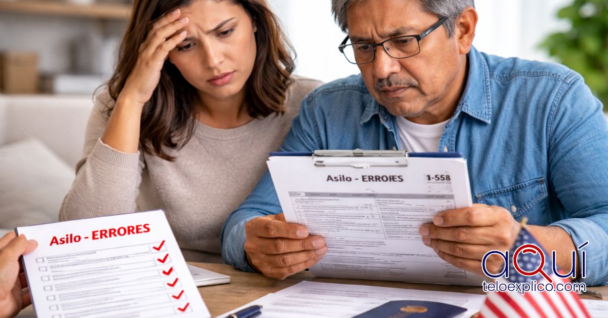 7 ERRORES COMUNES EN ASILO POLITICO